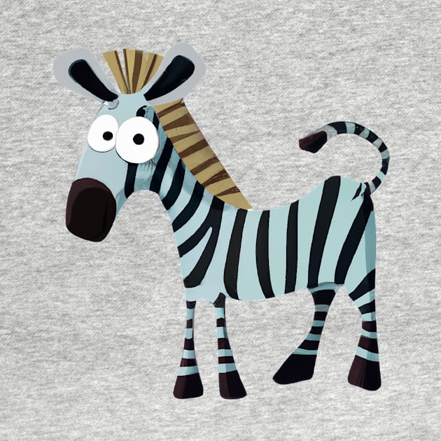 Cute Zebra Drawing by Play Zoo